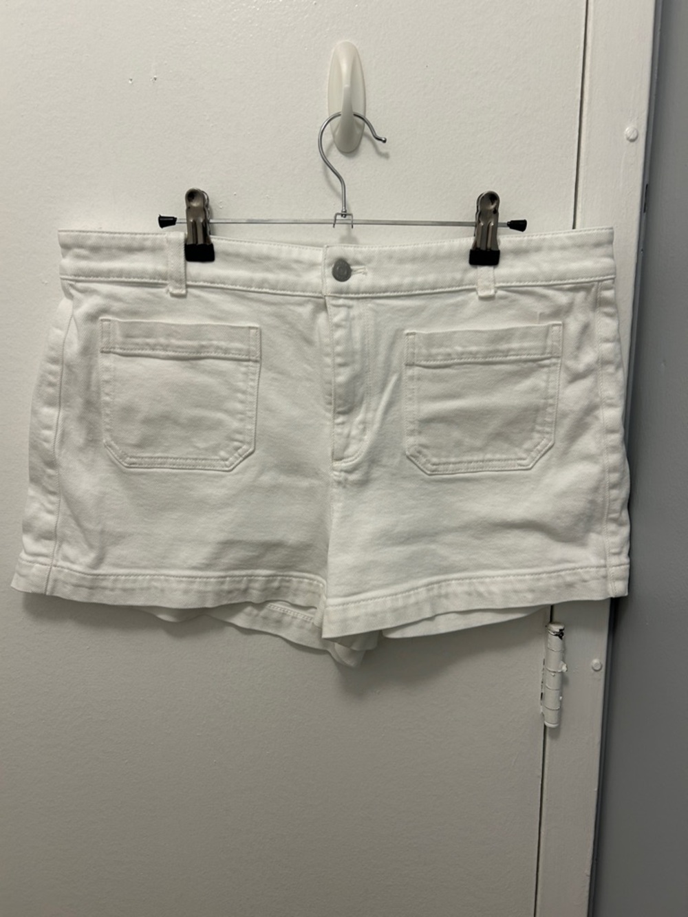 J. Crew White Jean Shorts
